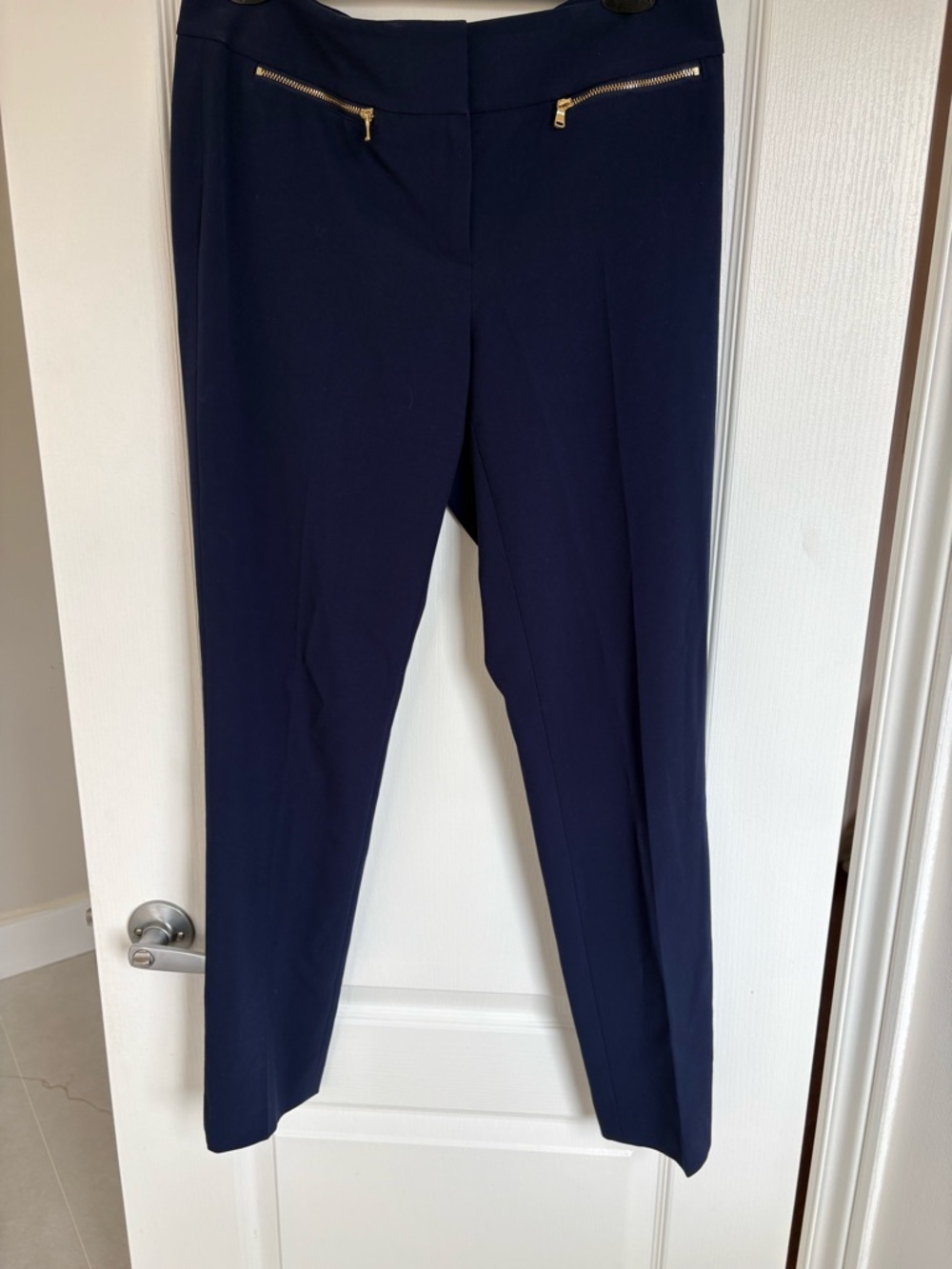Nine West Navy Professional Ponte Pants